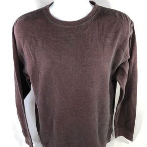 Redhead Long Sleeve T Shirt Burgandy Pullover Size Medium Crew Neck Top Red Head